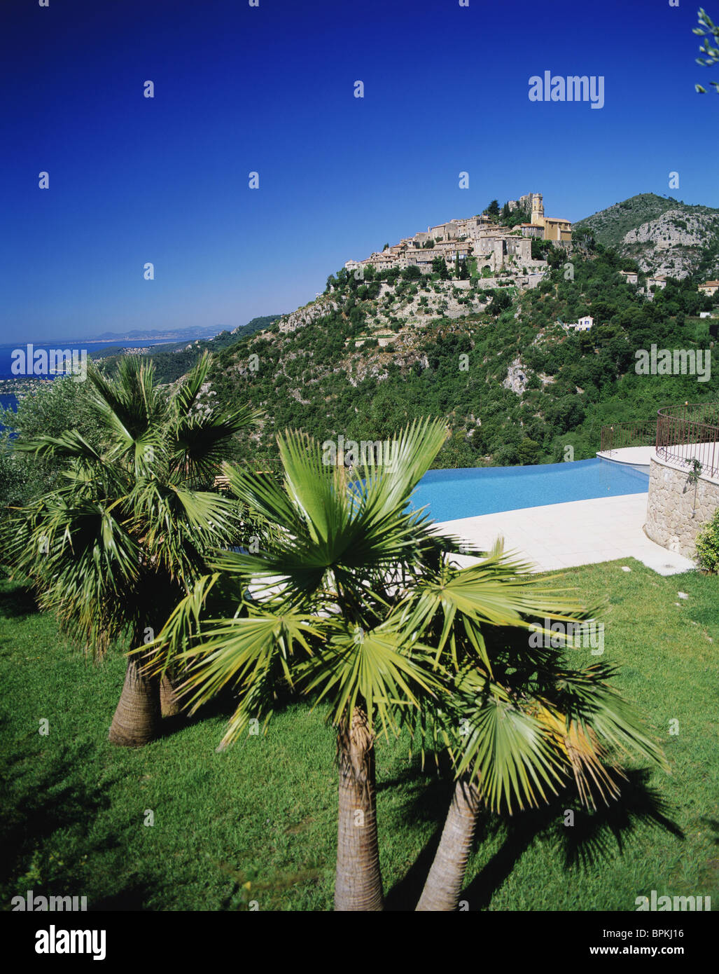 Eze, Riviera, France Stock Photo - Alamy