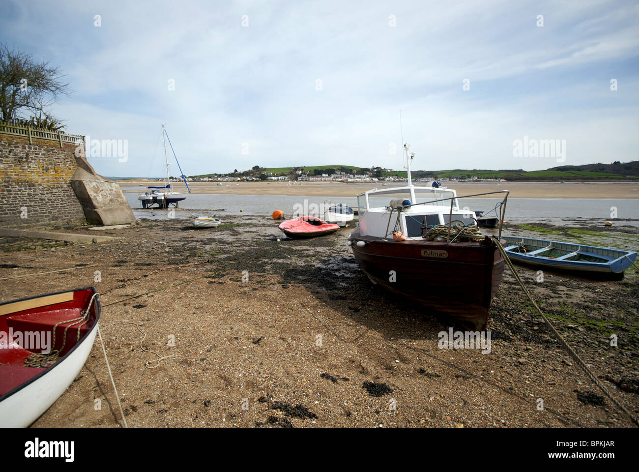 Appledore Devon UK Beach Quay Stock Photo Alamy
