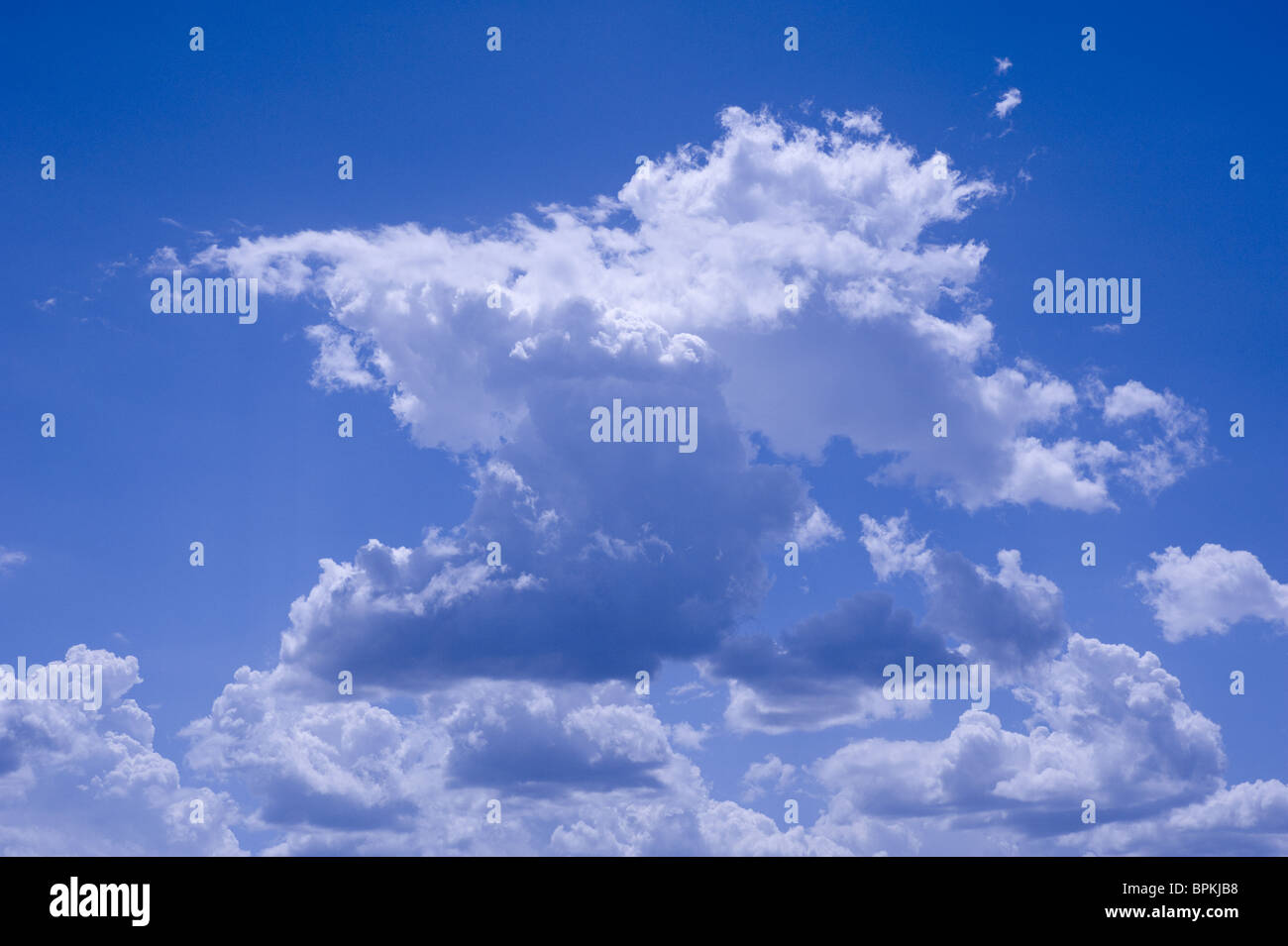 Blue Sky and Clouds Stock Photo
