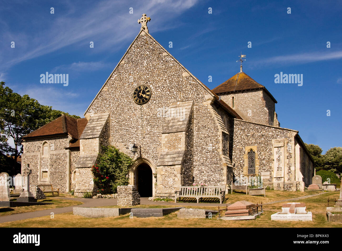 St Margarets Church Rottingdean 2 Stock Photo Alamy
