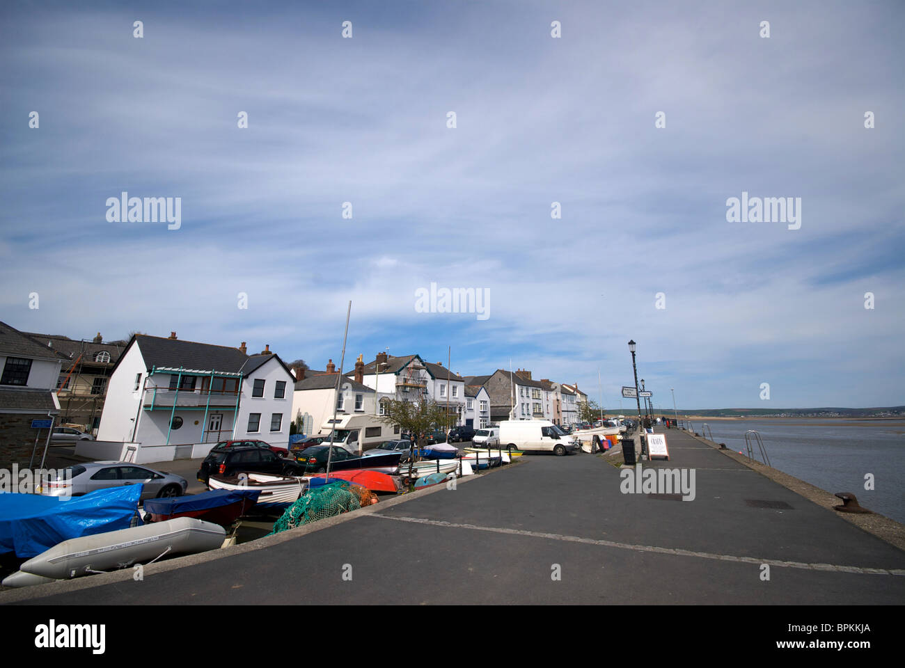 Appledore Devon UK Beach Street Quay Stock Photo Alamy