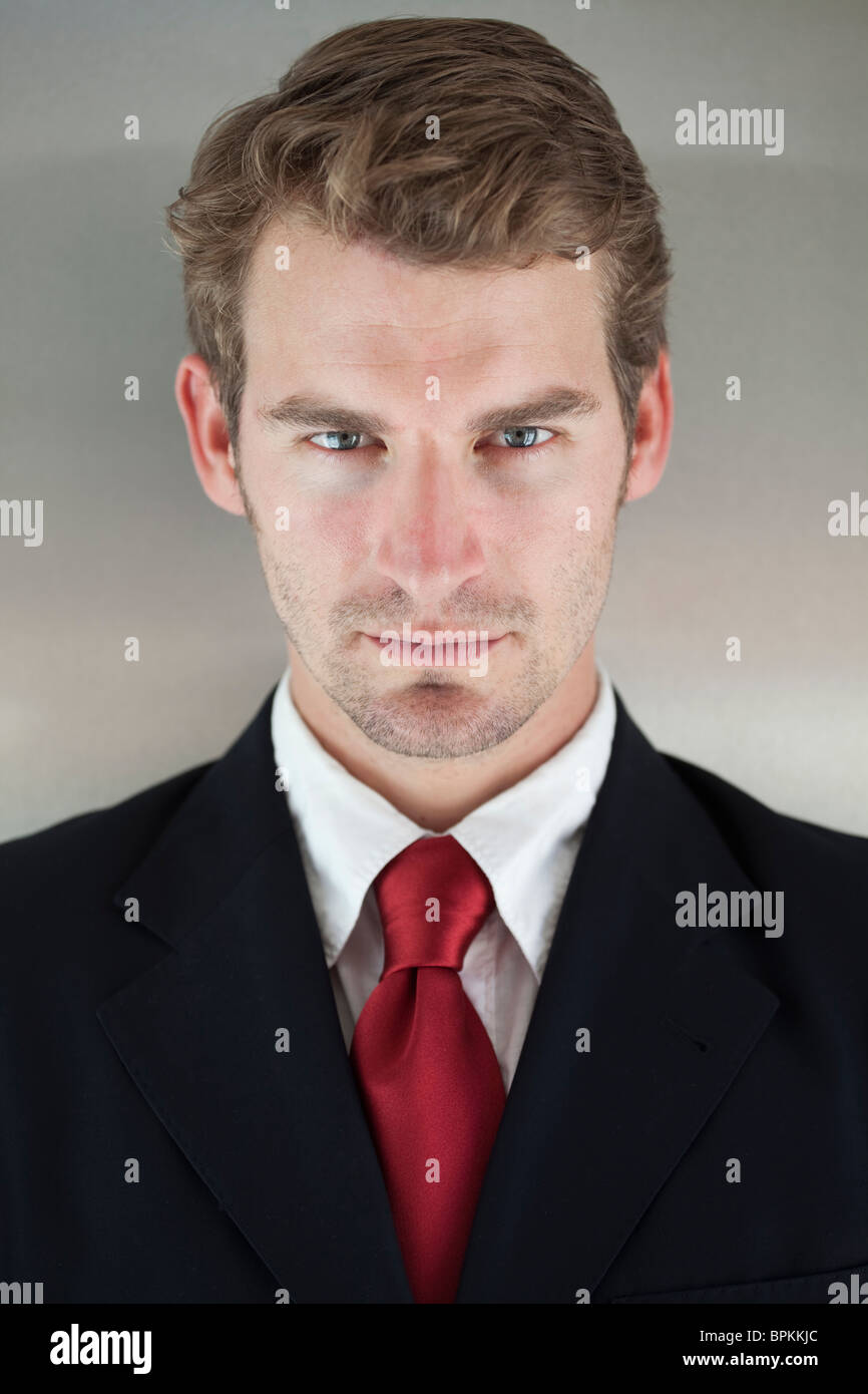 Portrait of a young businessman Stock Photo - Alamy