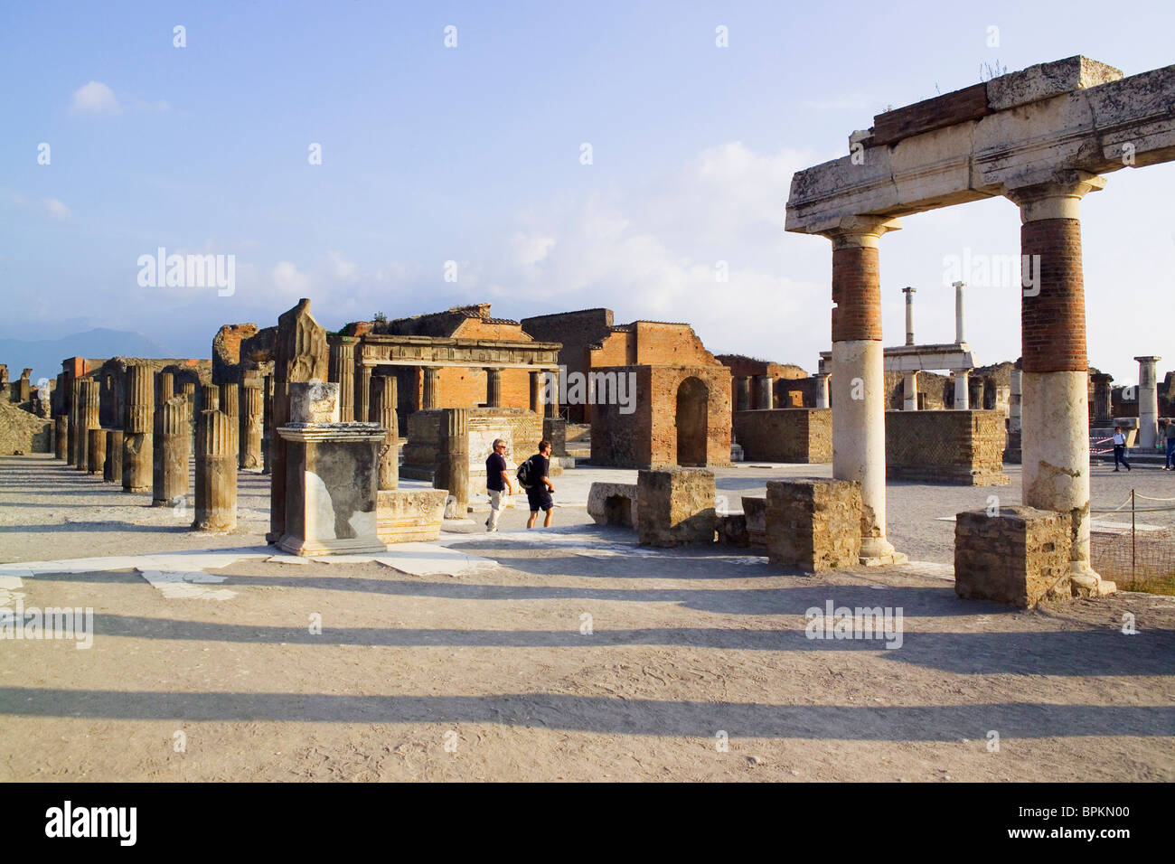 Ruins of Pompeii, Italy Stock Photo