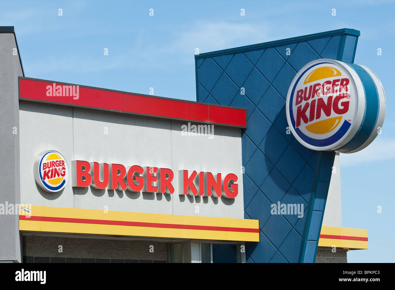 A Burger King restaurant is seen in Levis, just South of Quebec City August 27, 2010. The Canadian Press Images/Francis Vachon Stock Photo