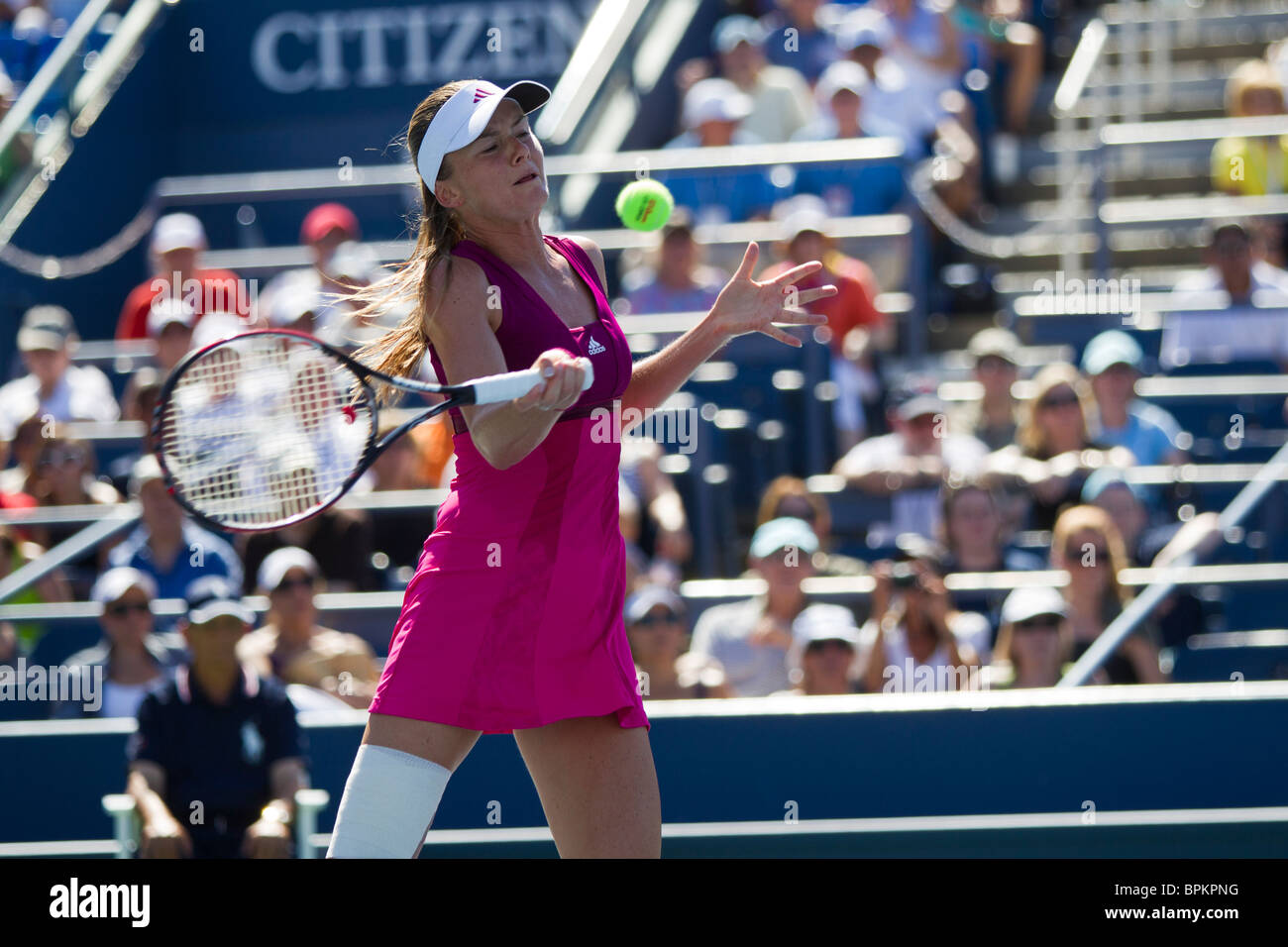 Daniela Hantuchova (SVK) competing at the 2010 US Open Tennis Stock Photo