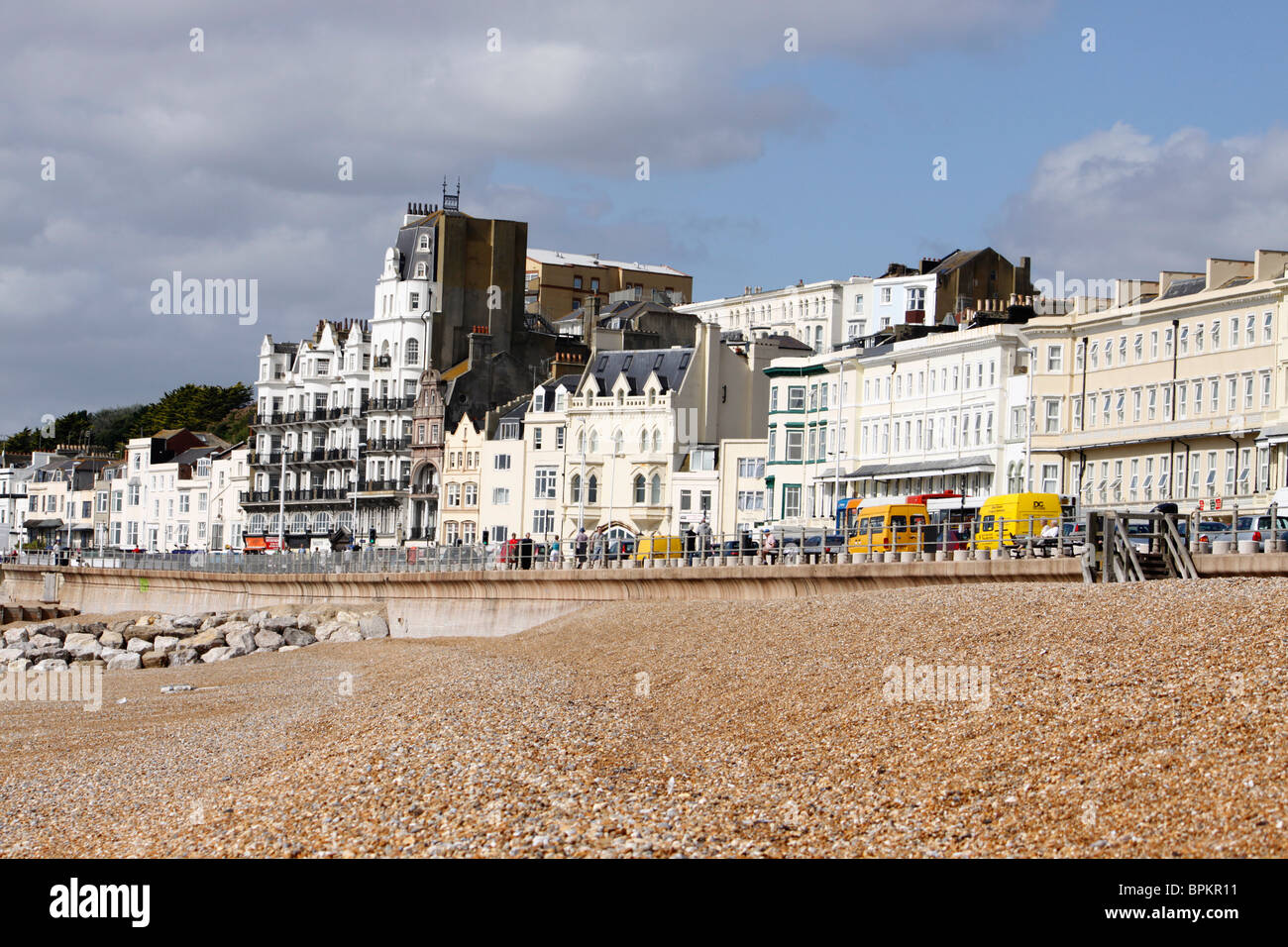 THE TOWN BEACH AT HASTINGS. EAST SUSSEX UK Stock Photo Alamy