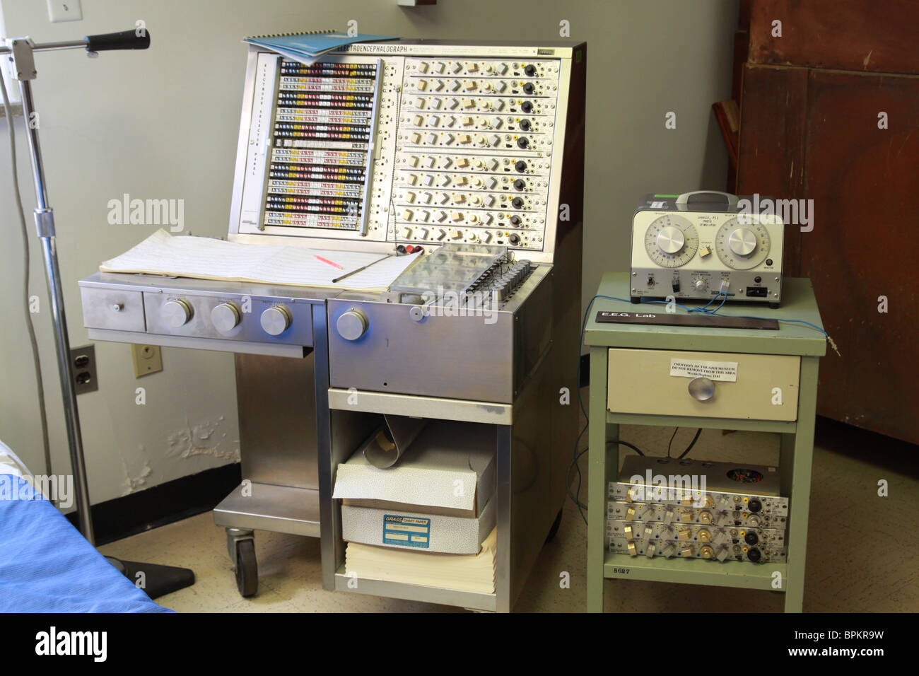 A display at the Glore Psychiatric Museum in St. Joseph, Missouri Stock