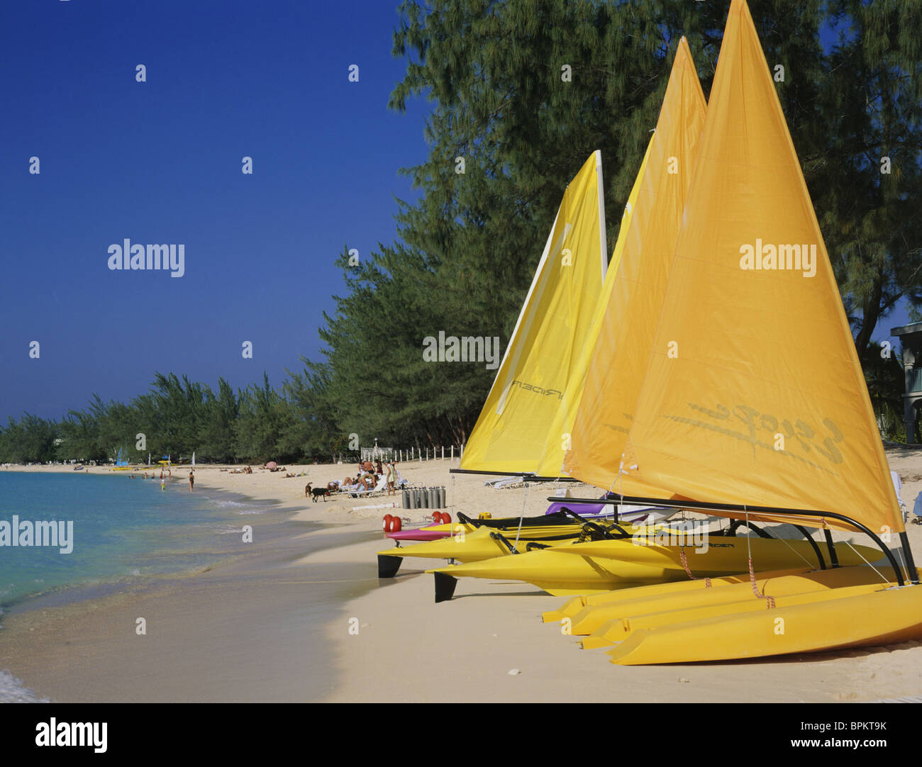 Seven Mile Beach, Grand Cayman, Caribbean Stock Photo