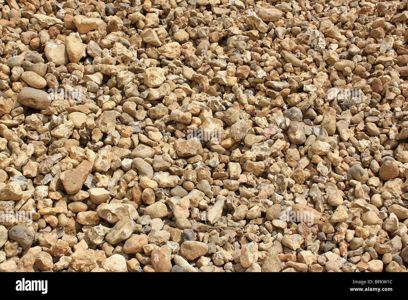 stones of a sand pit on full page Stock Photo