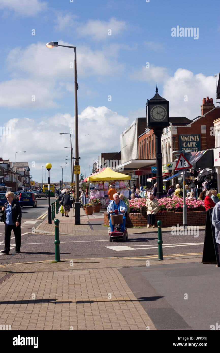 Victoria Road West, the main shopping street of Thornton Cleveleys