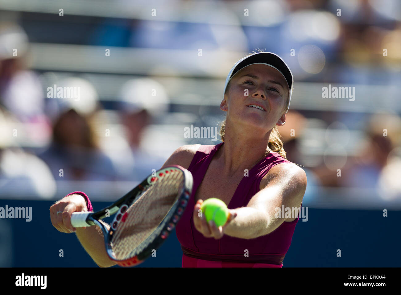 Daniela Hantuchova (SVK) competing at the 2010 US Open Tennis Stock Photo