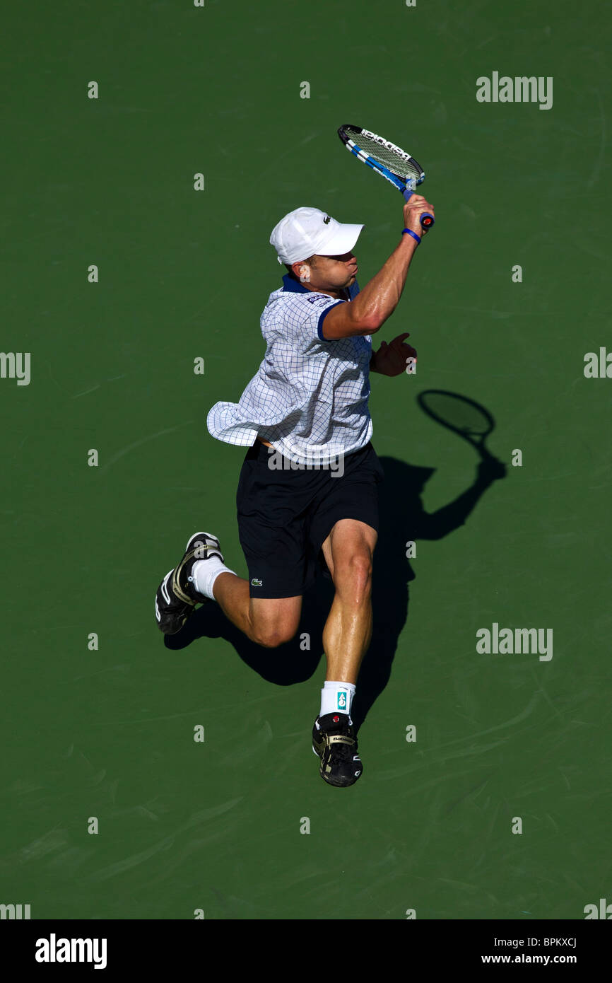 Andy Roddick (USA) competing at the 2010 US Open Tennis Stock Photo - Alamy