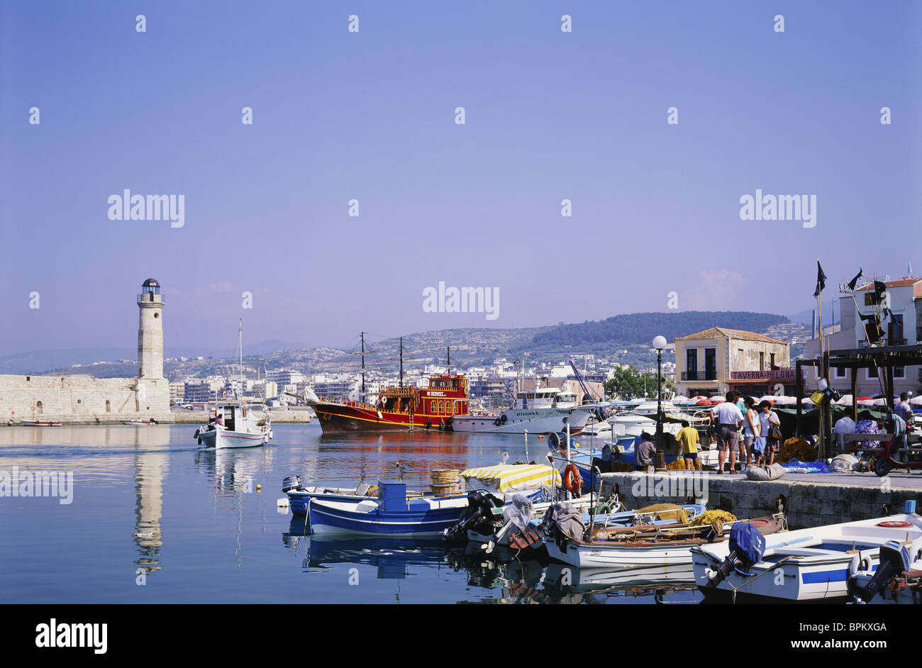 Rethymnon, Crete, Greek Islands Stock Photo - Alamy