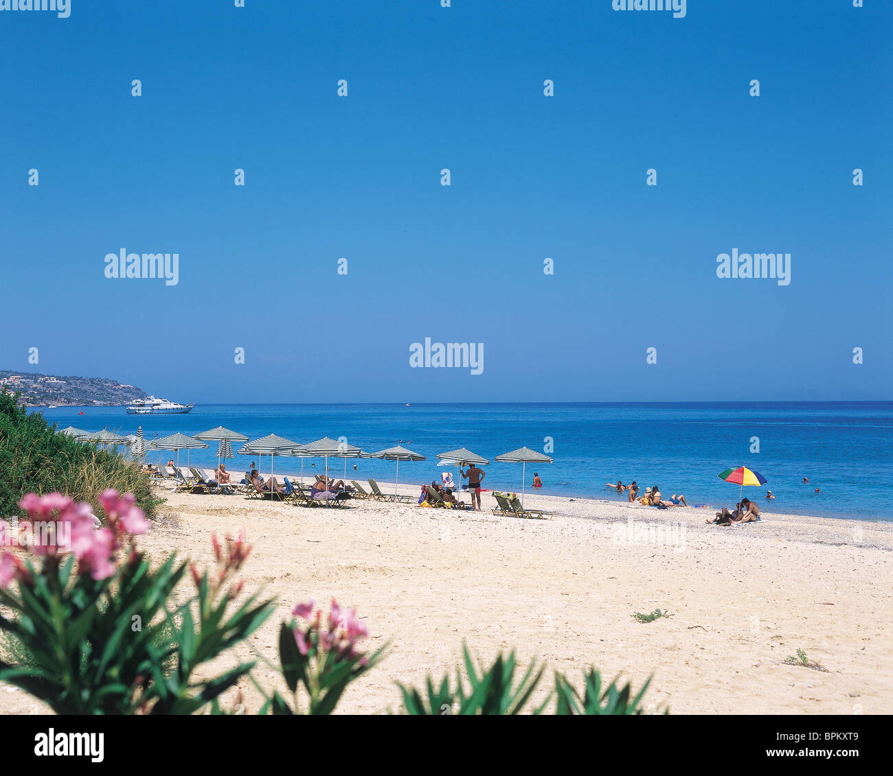 Skala Beach, Kefalonia, Greek Islands Stock Photo