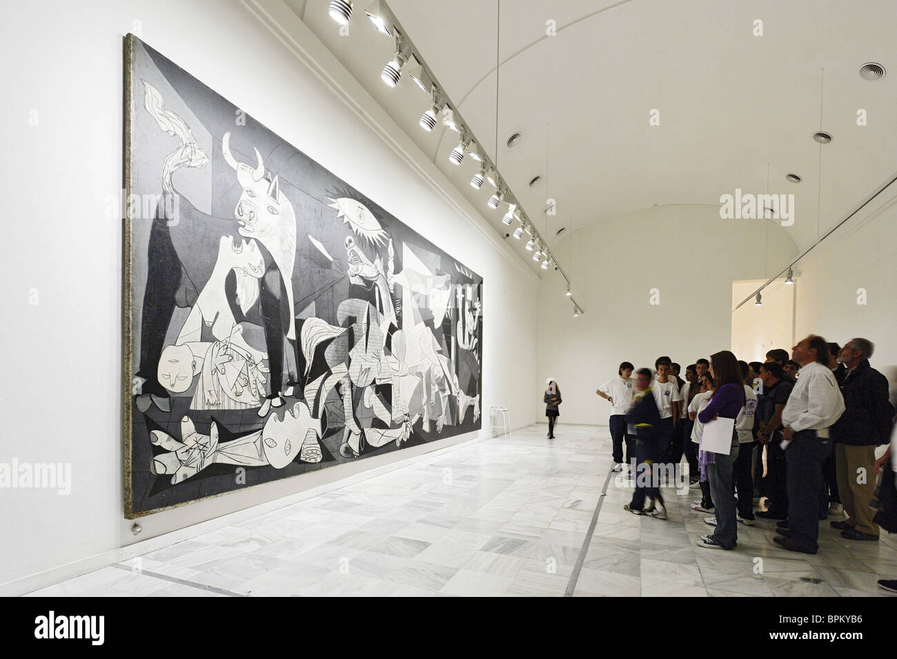 Guernica by Pablo Picasso, Museo Nacional Centro de Arte Reina Sofia (Queen Sofia Museum), Madrid, Spain Stock Photo