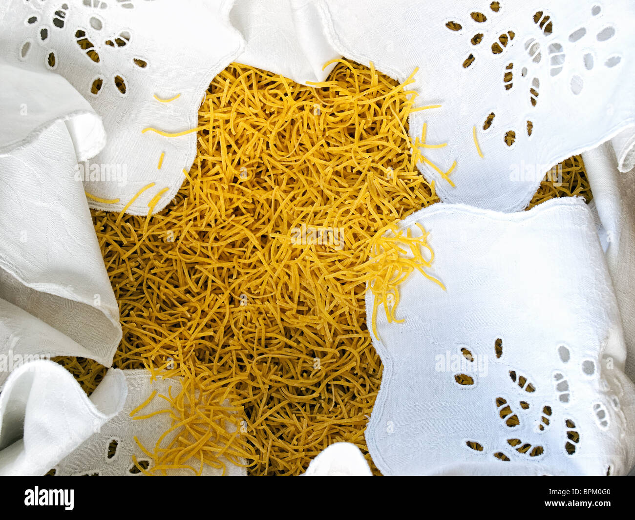 Noodle Making Rustic Homemade noodles from the kitchen of my grandmother Stock Photo - Alamy