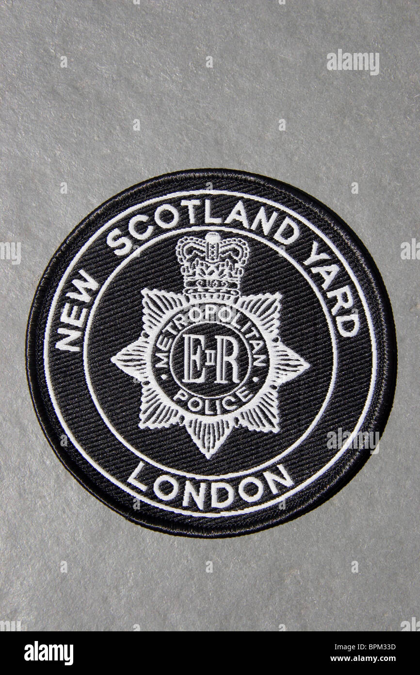 New Scotland Yard, Metropolitan Police patch, London Stock Photo