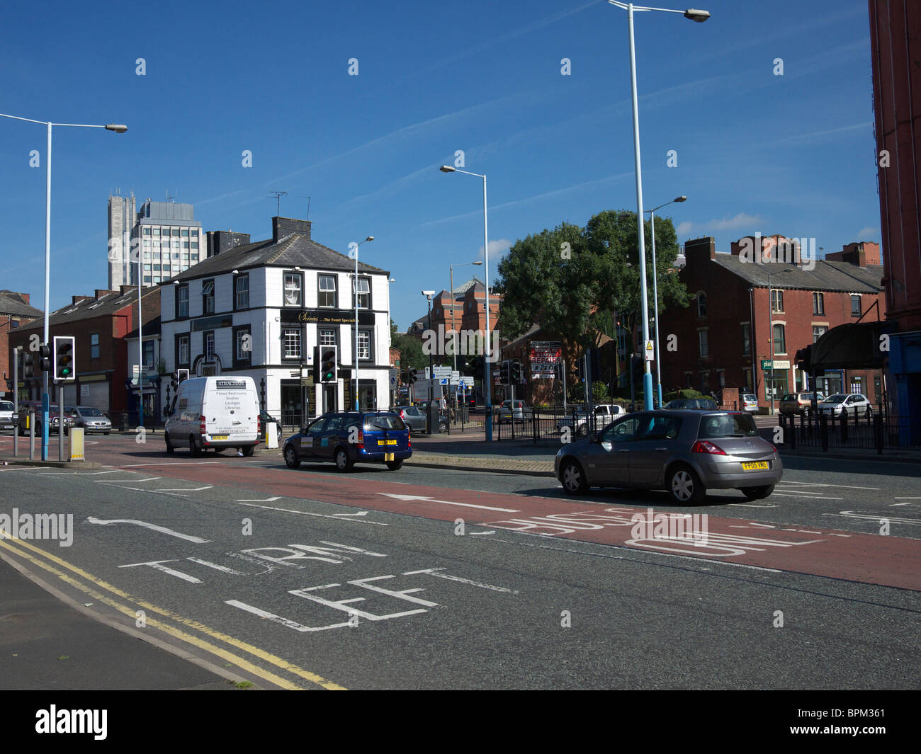 Oldham Town centre, Oldham, Lancashire,England, UK Stock Photo - Alamy