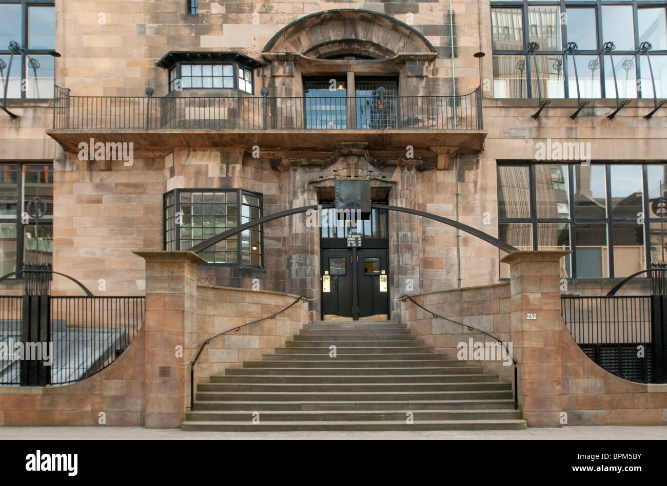 The Glasgow School of Art entrance is probably the most well known