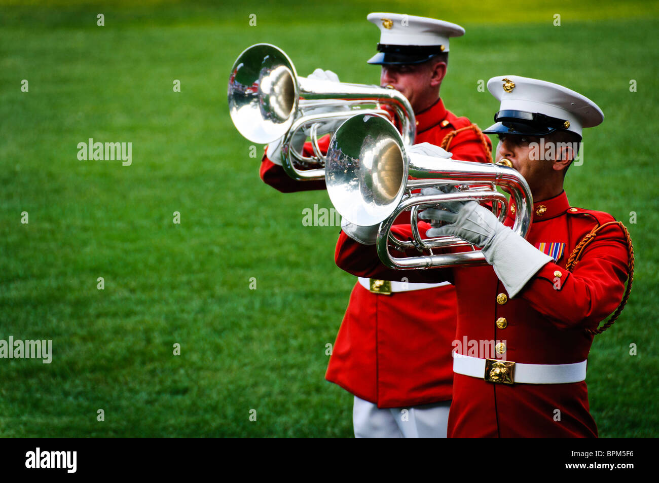 United States Marine Drum and Bugle Corps, known as "The Commandant's