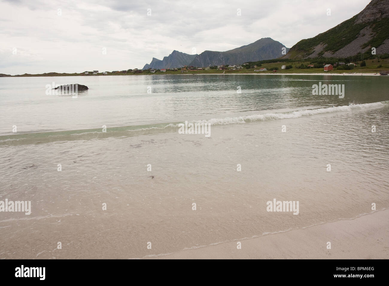 Ramberg Beach, Lofoten Islands Stock Photo Alamy