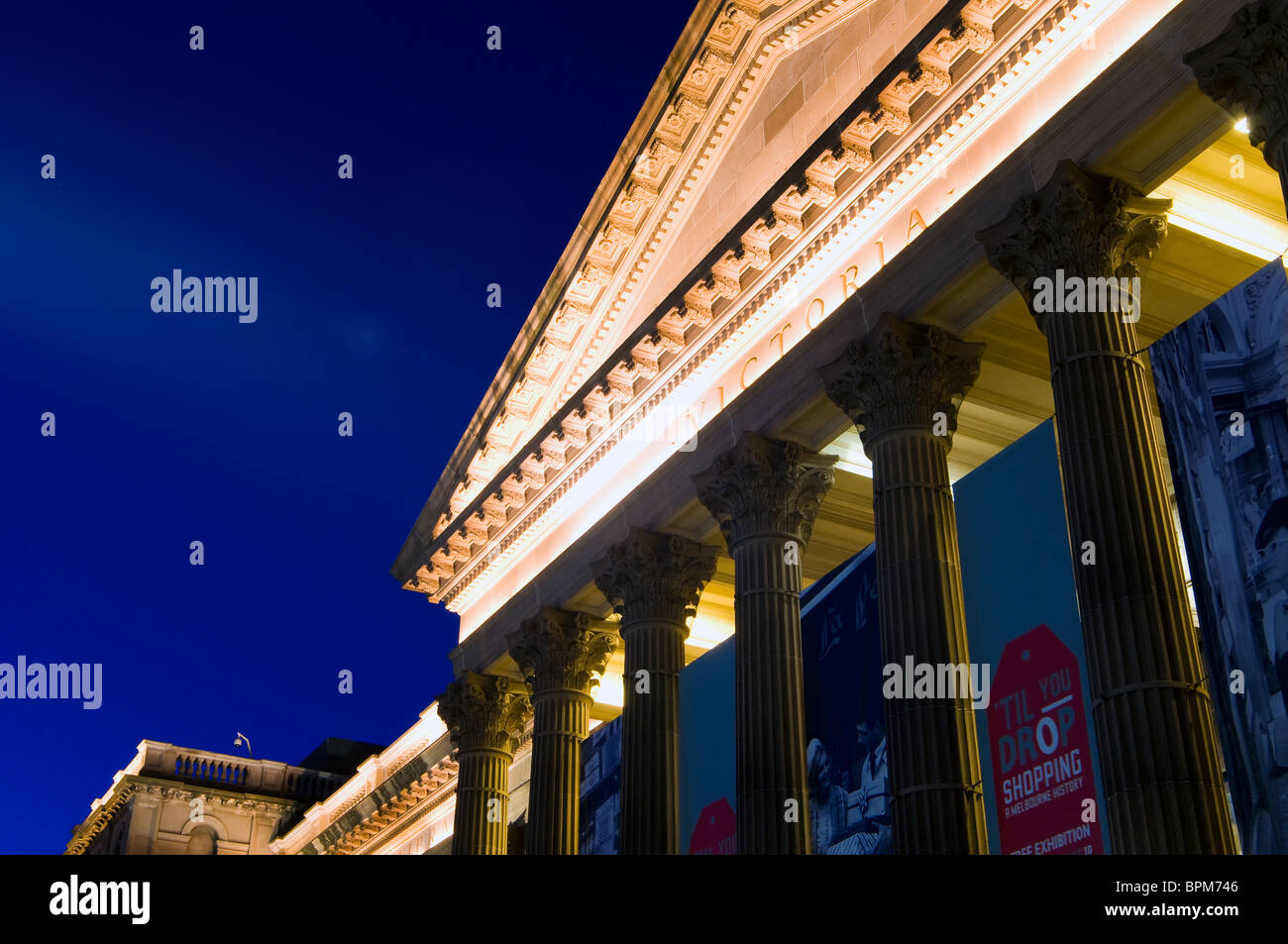 State Library, Swanston Street, melbourne, Australia Stock Photo