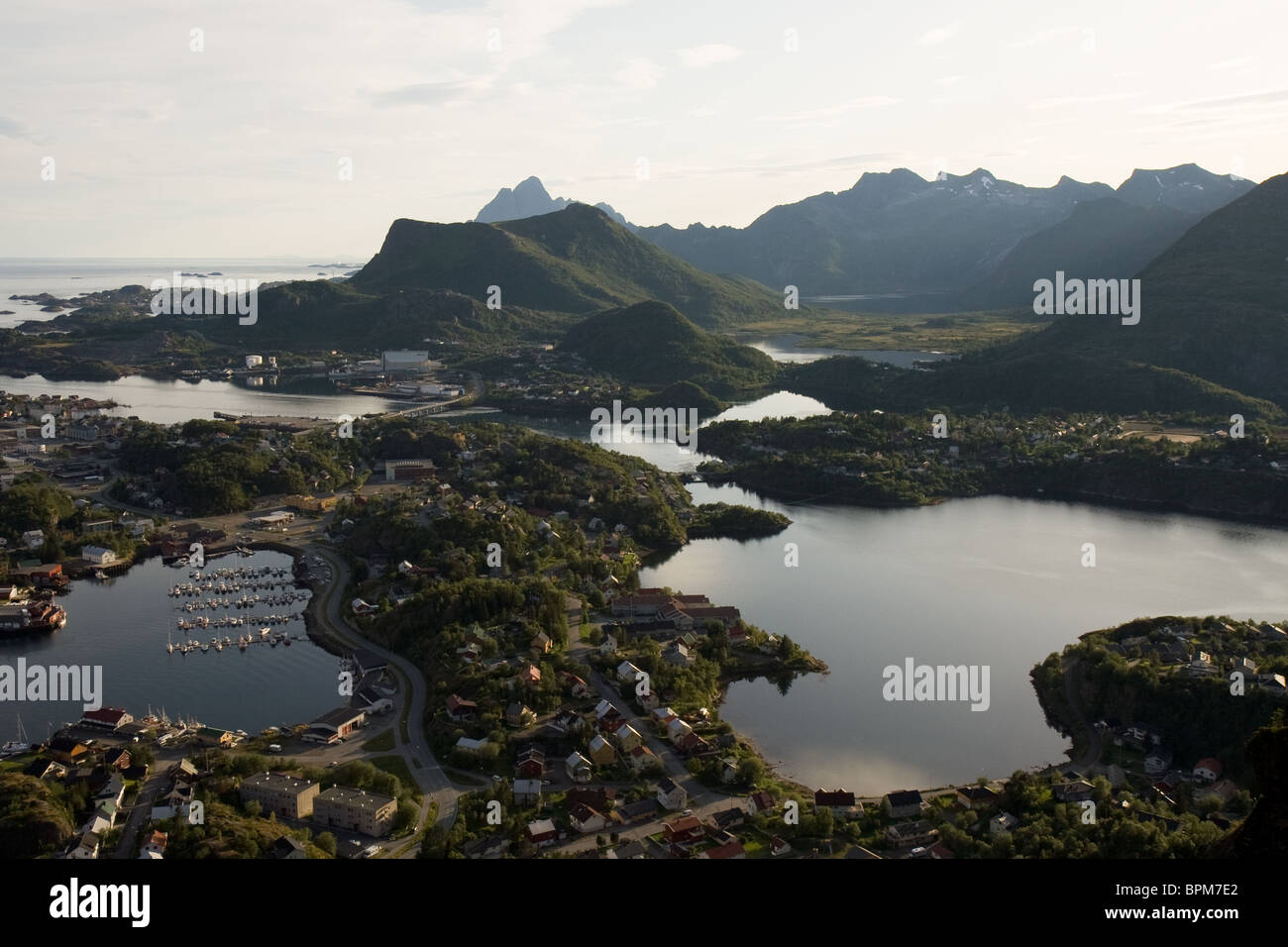 View of Svolvær, Nordland, Norway Stock Photo - Alamy