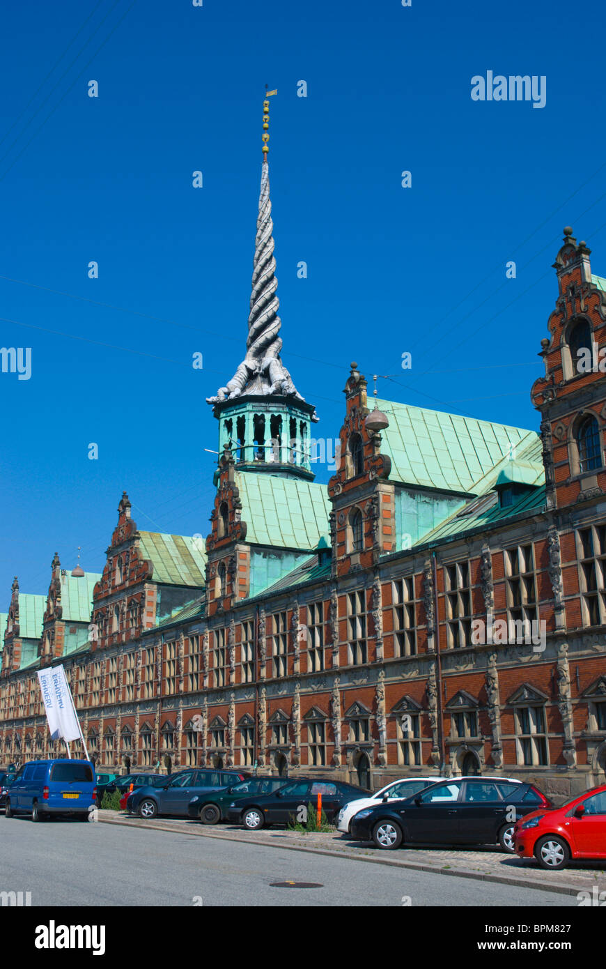 Borsen the stock exchange building on Slotsholmen island central Copenhagen Denmark Europe Stock Photo