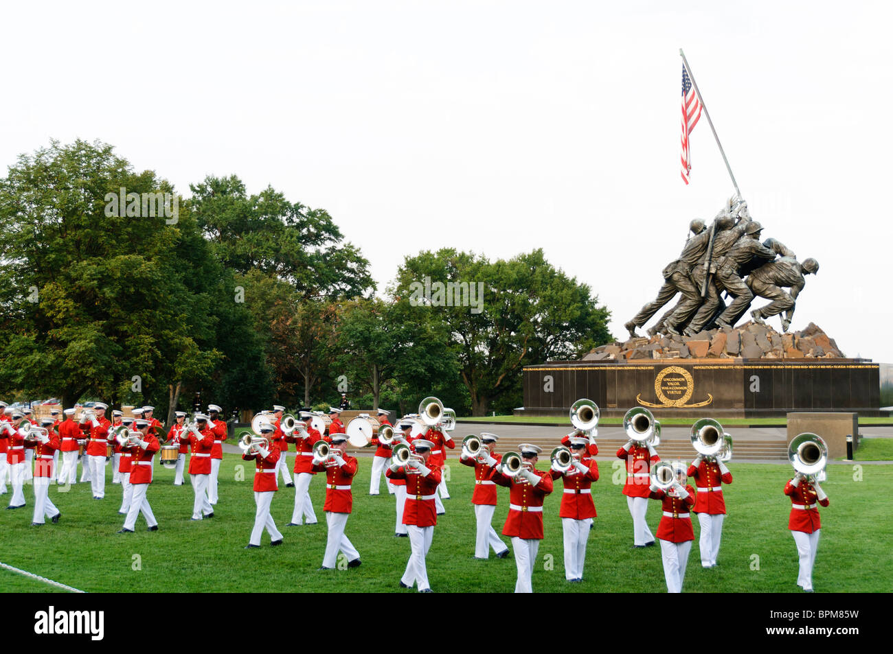 United States Marine Drum and Bugle Corps, known as "The Commandant's