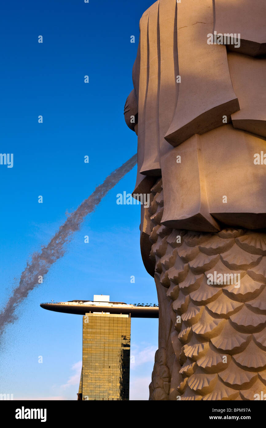 Mbs Colouring Singapore, Marina Bay, The Merlion and the Marina Bay Sands Stock Photo ...