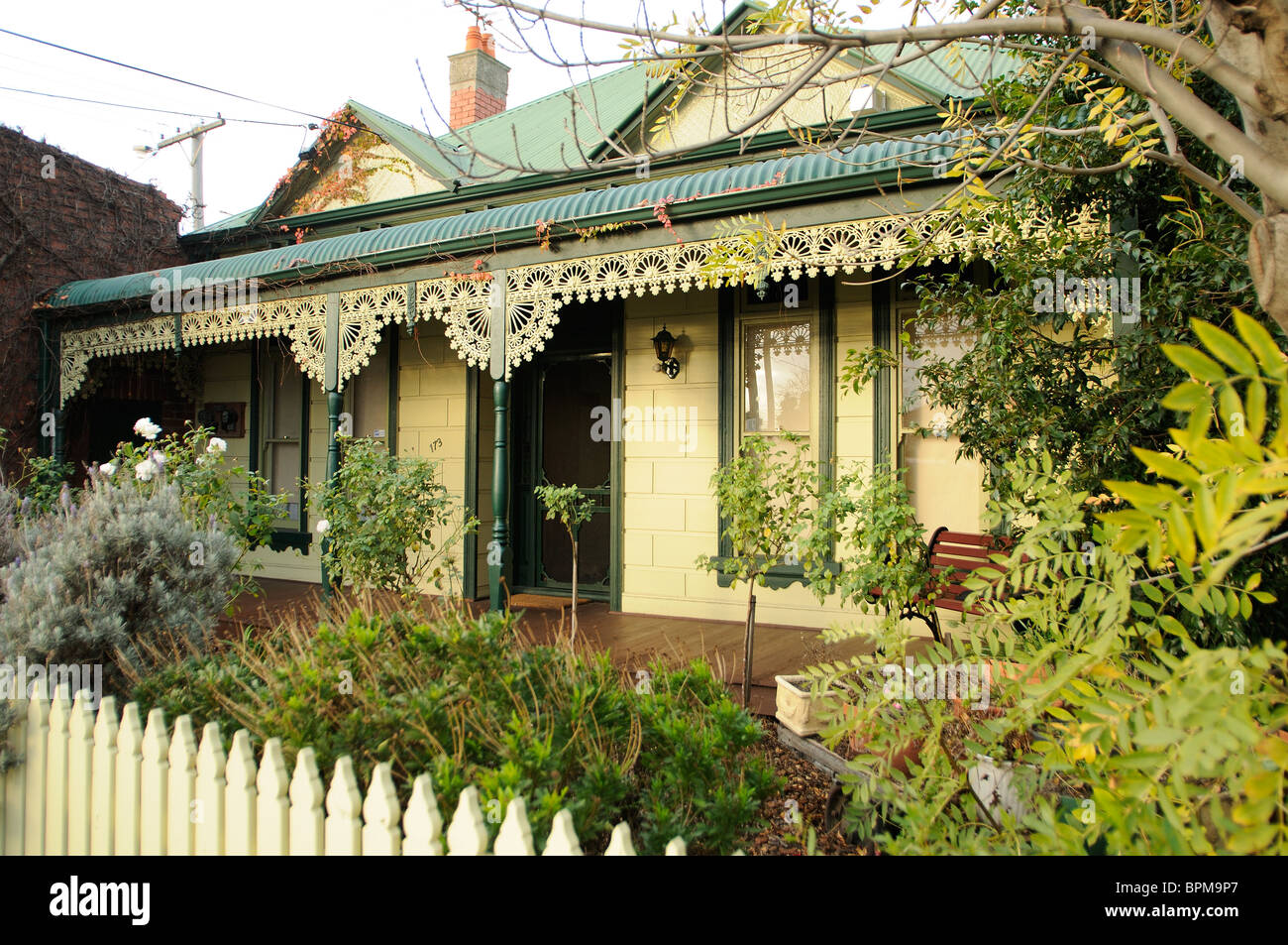 Victorian Style House Yarraville Melbourne Australia BPM9P7 