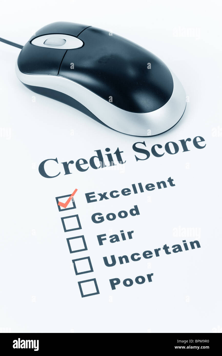 Good Credit Score, Business Concept for Background Stock Photo