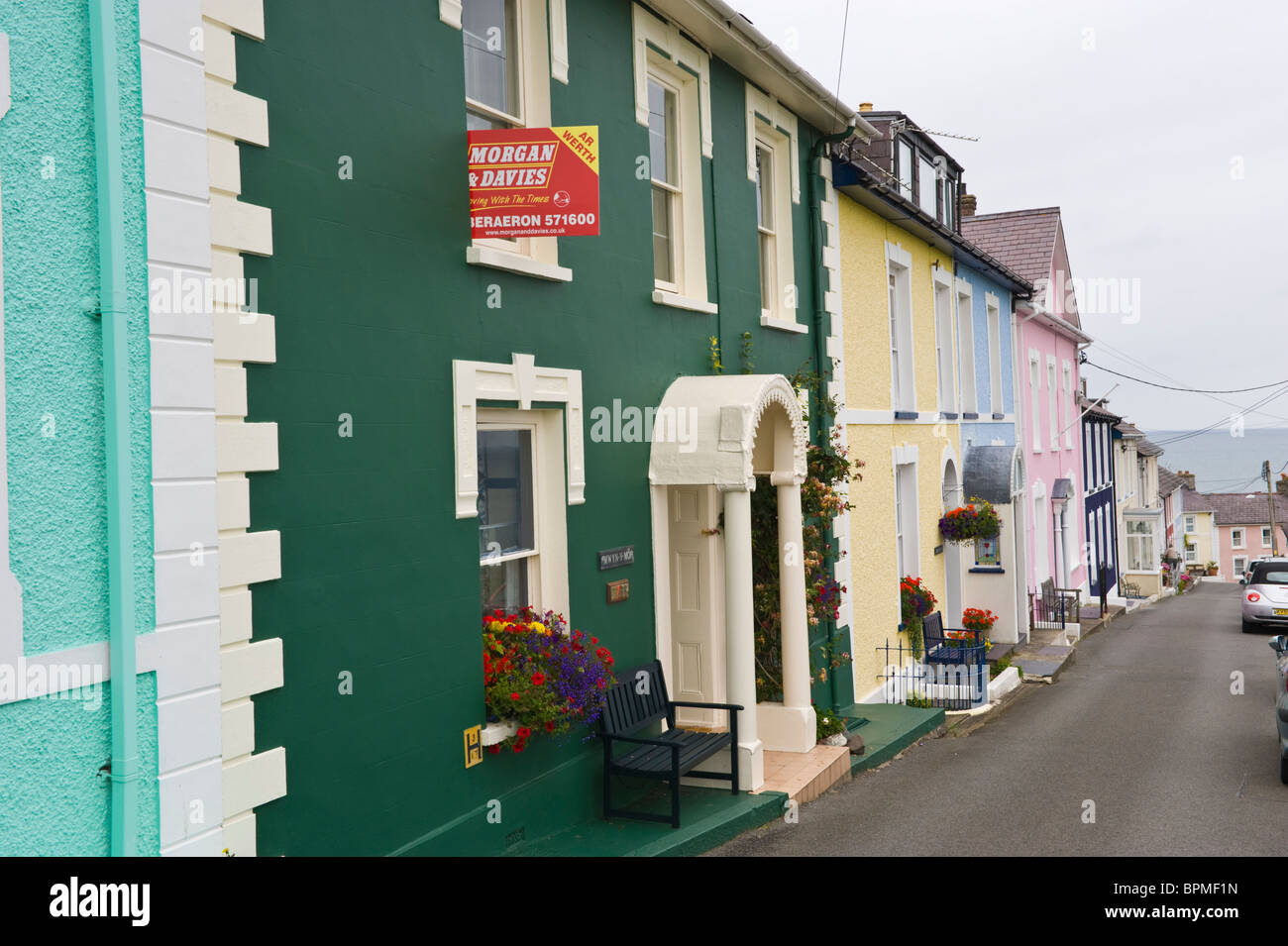 Period house for sale in the Welsh seaside holiday resort of New Quay
