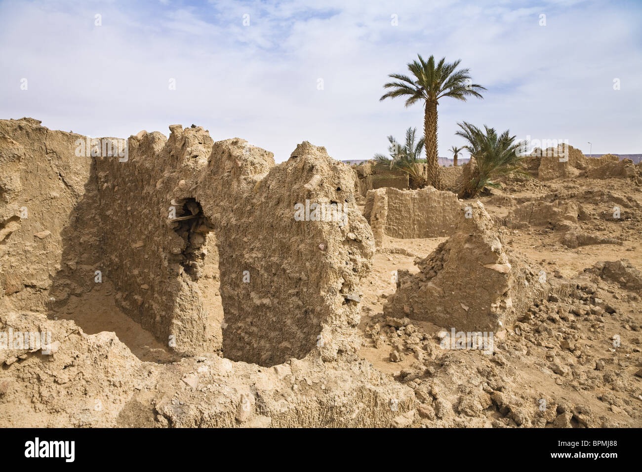 Ruins of Old Germa, Libya, Sahara, North Africa Stock Photo