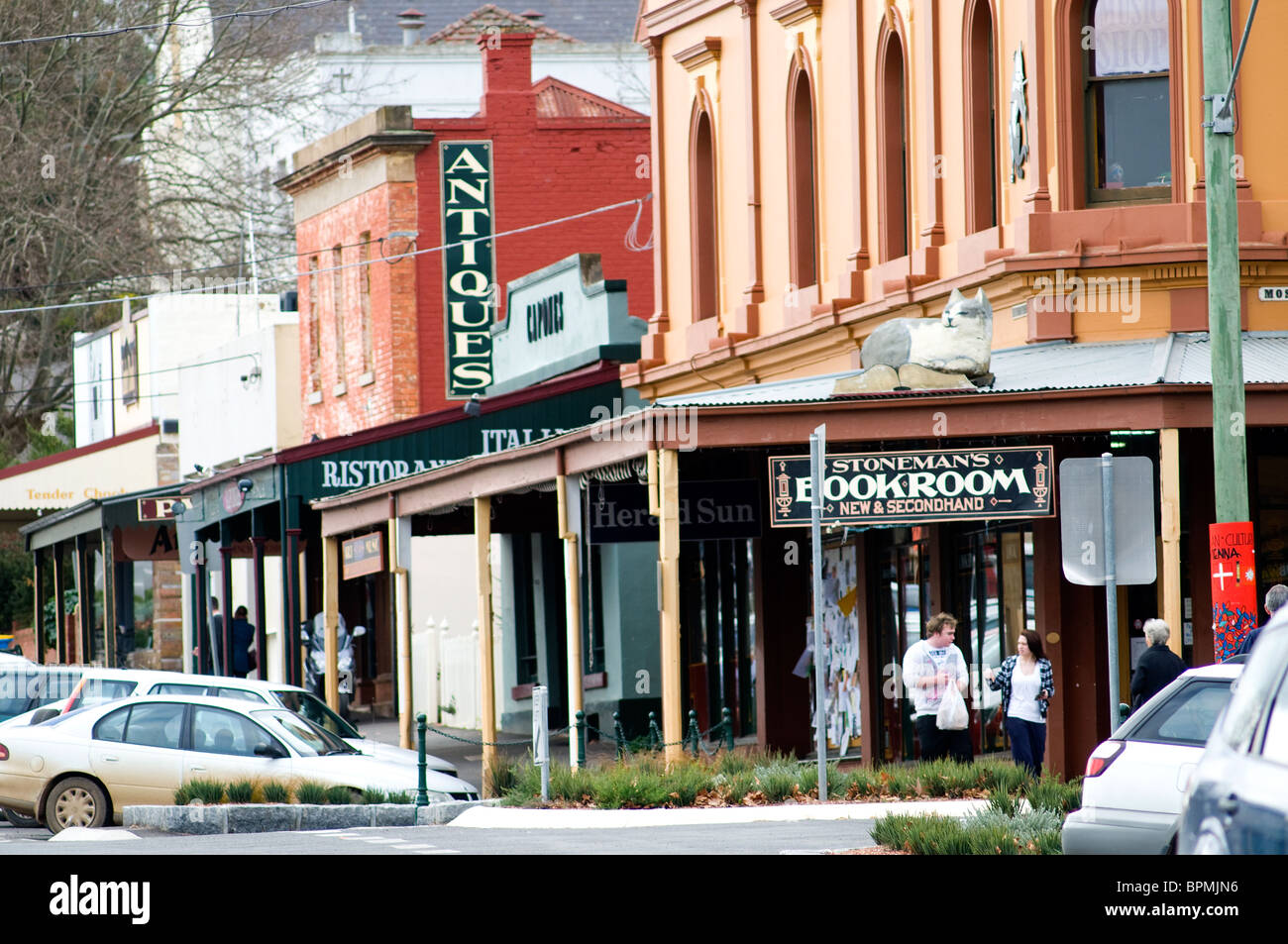 Hargraves street castlemaine victoria australia hires stock