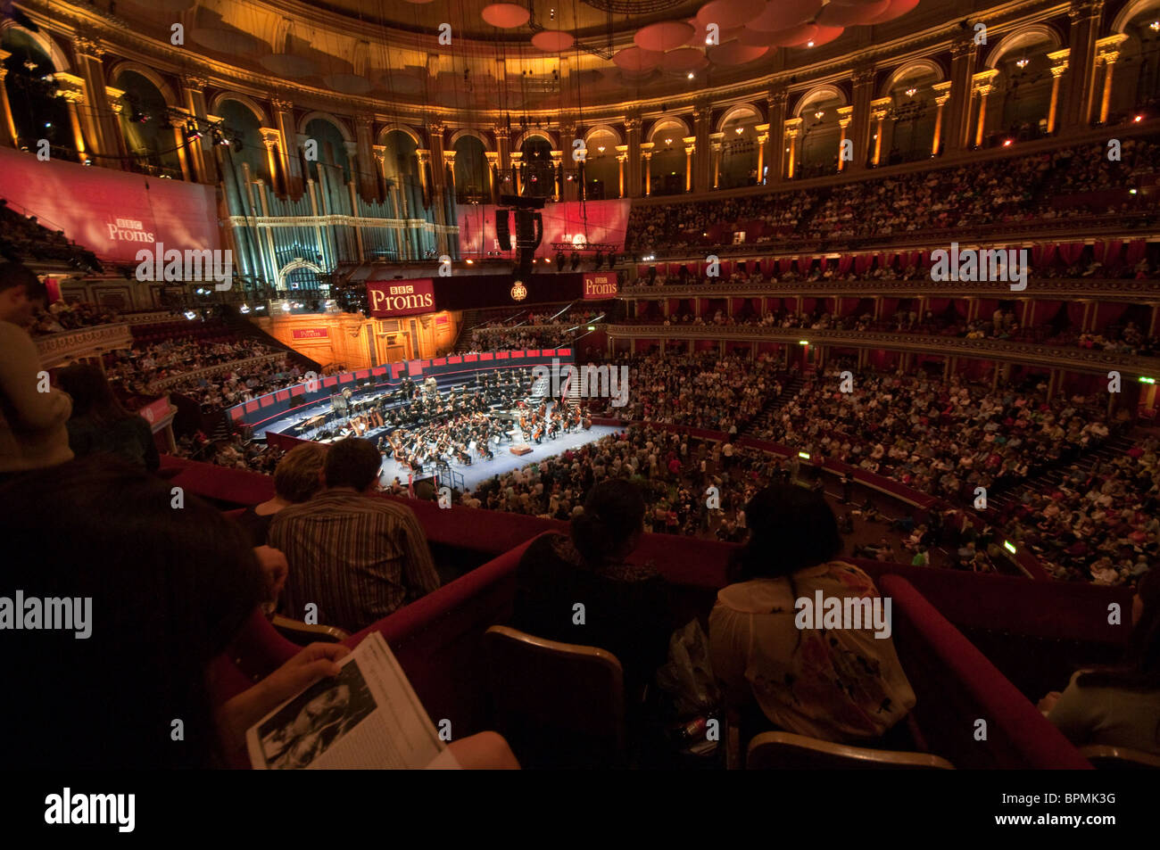 A Family Prom In The Season Of Proms At The Royal Albert Hall London Stock Photo Alamy