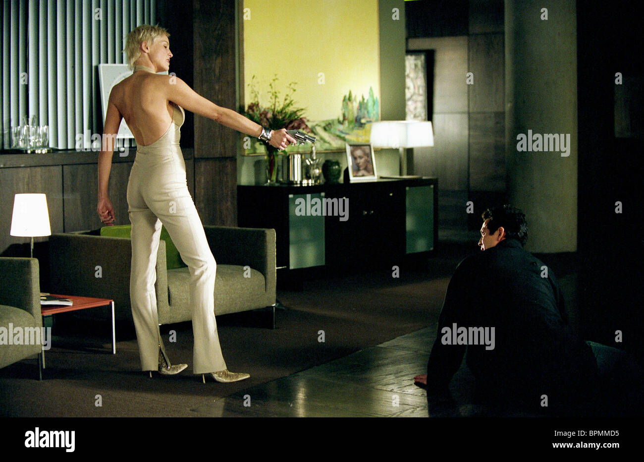 Sharon Stone Benjamin Bratt Catwoman 2004 Stock Photo 31187889