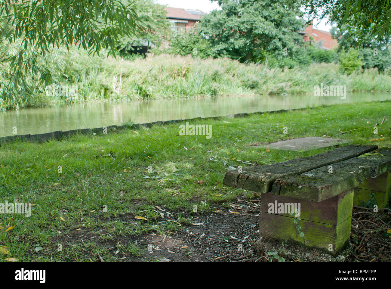 Grand Union Canal at Milton Keynes Stock Photo