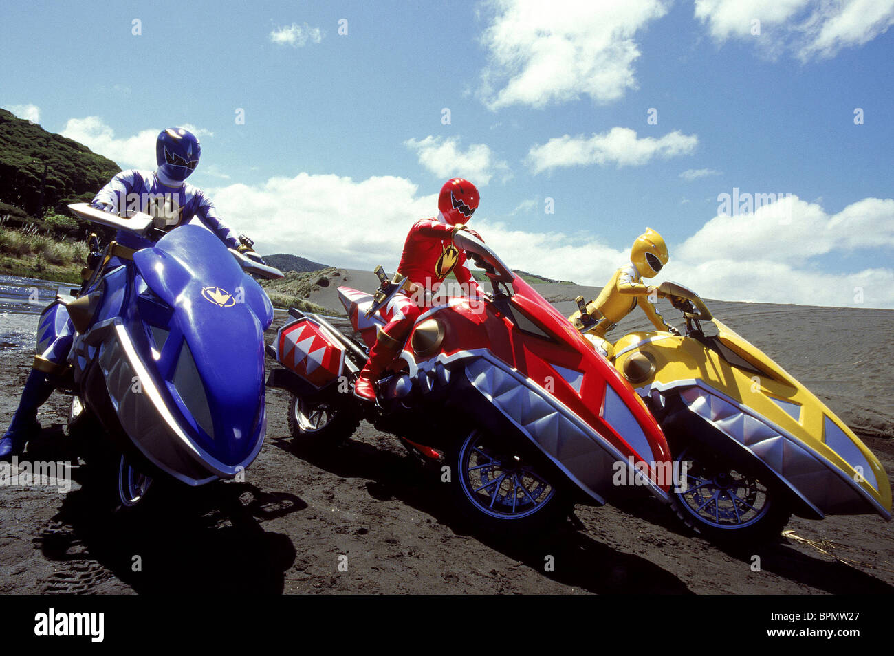 red power ranger bike