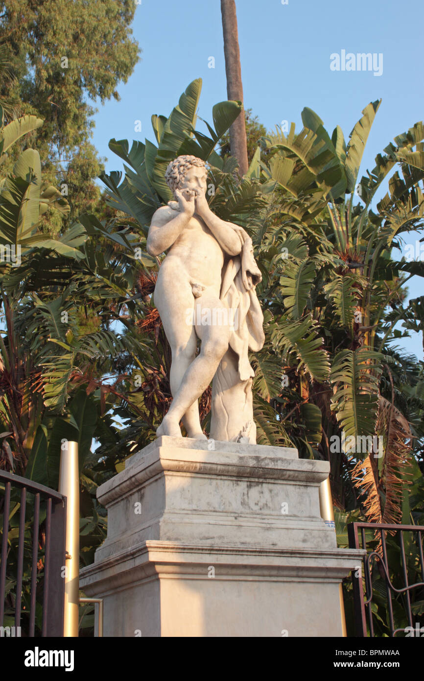 Classical Statue Naples Italy Stock Photo Alamy