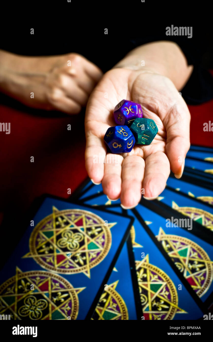 fortune teller doing a prediction Stock Photo Alamy