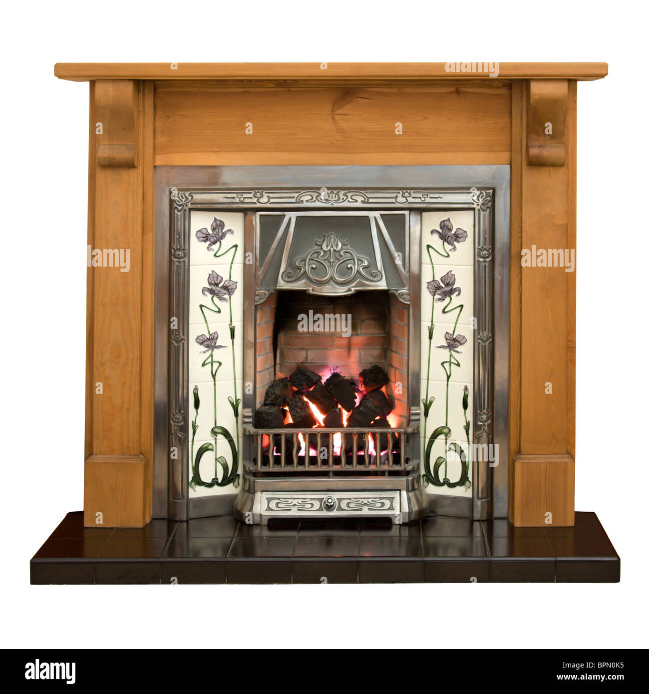 Victorian fireplace Stock Photo