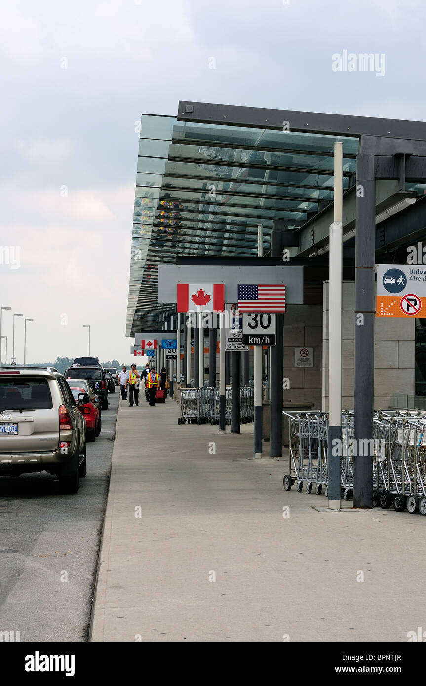 The Passenger Departure Area Of Ottawa Airport, Ottawa Canada Stock