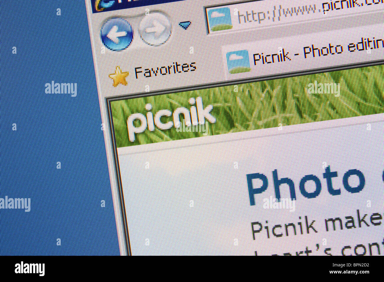picnik online photo editing Stock Photo Alamy