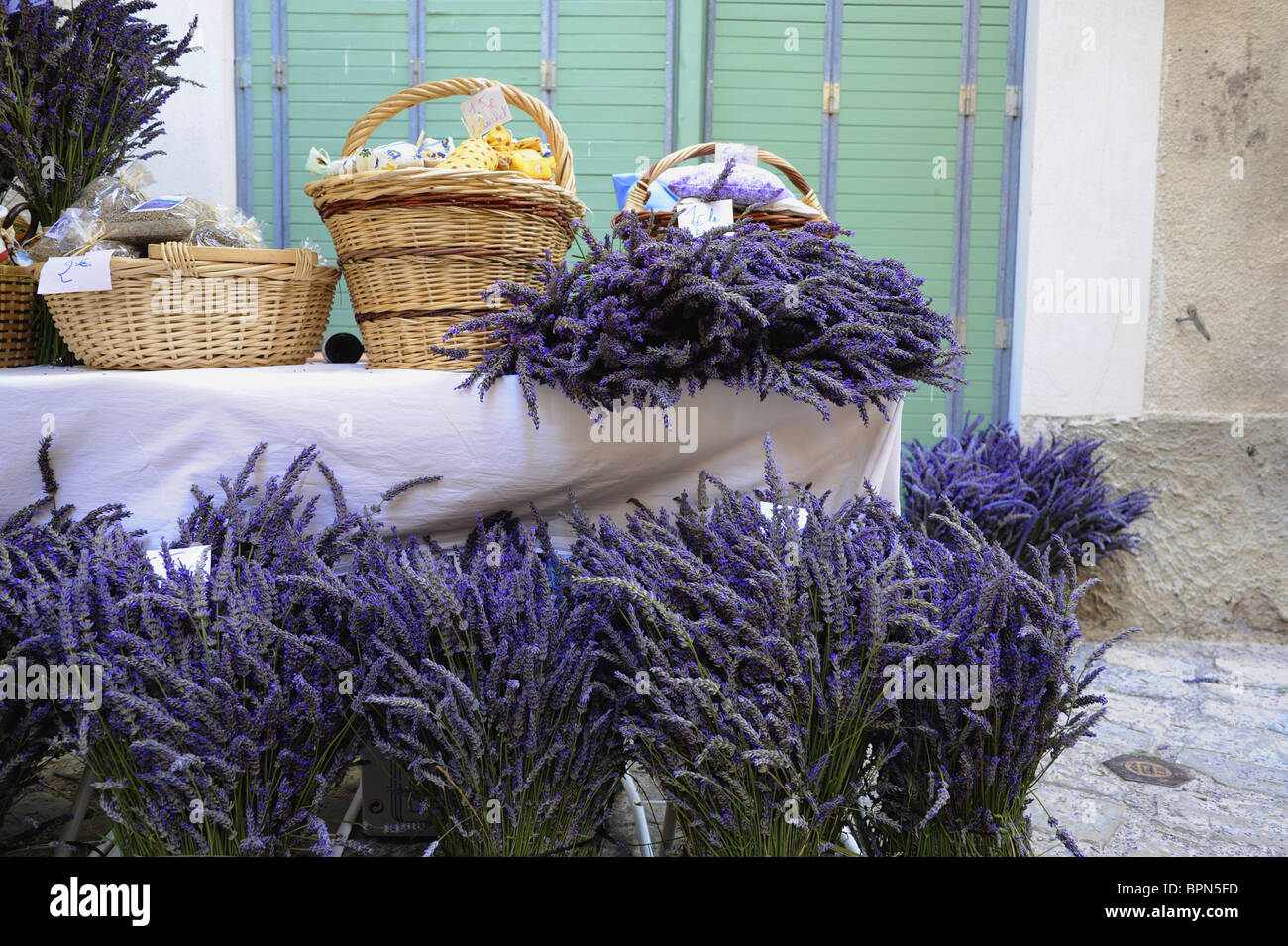 Lavender at the provencal market at BuislesBaronnies, Haute Provence