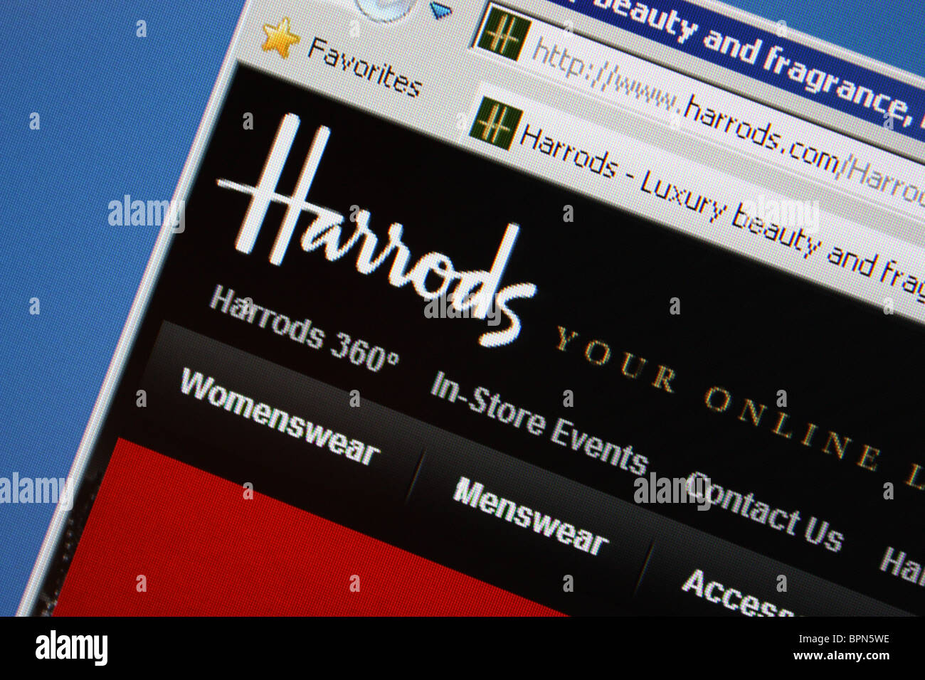 harrods luxury department store online Stock Photo Alamy