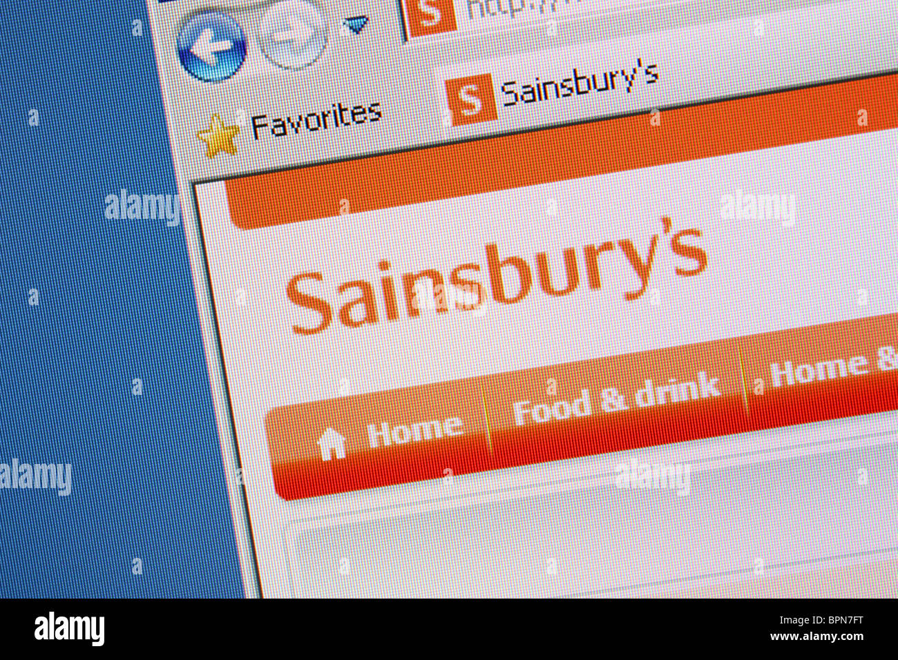 Sainsbury grocery shopping Stock Photo Alamy