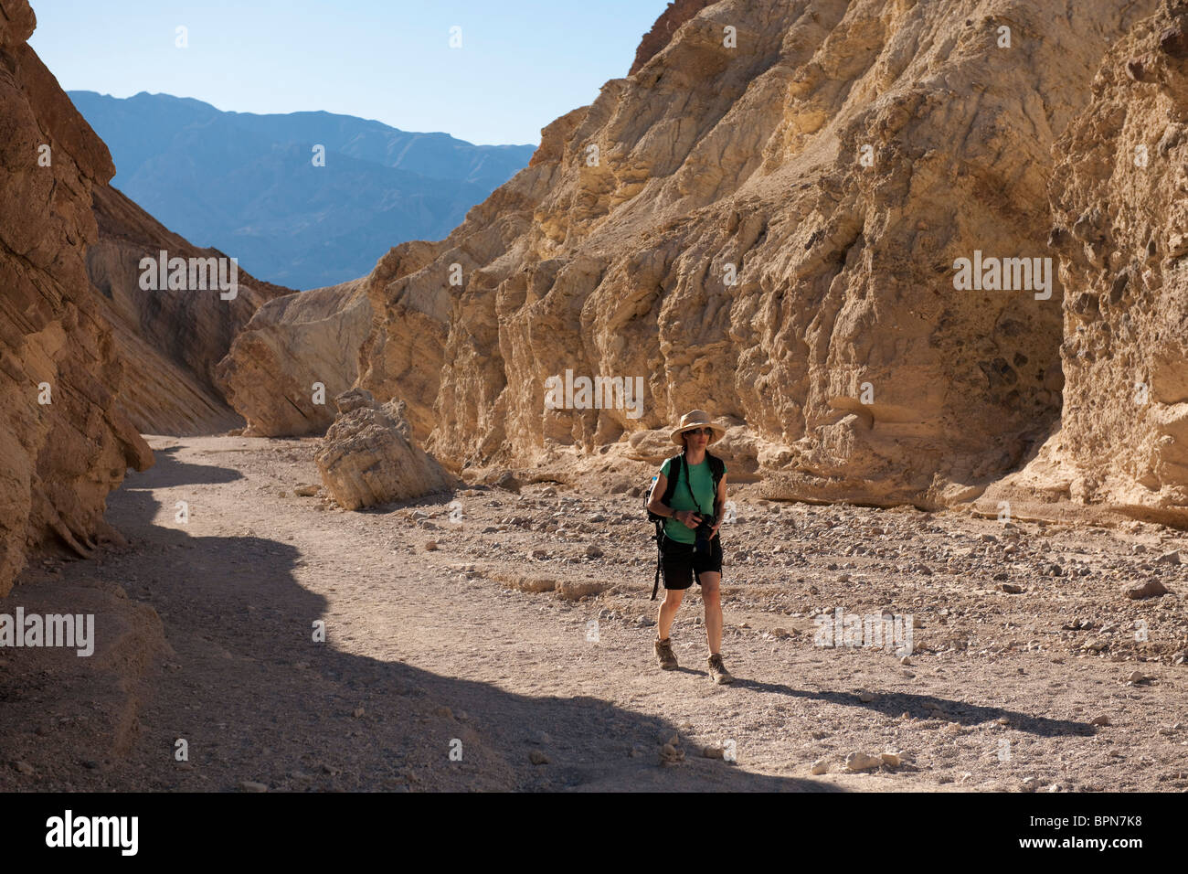 Golden Canyon, Death Valley National Park, California, USA Stock Photo ...