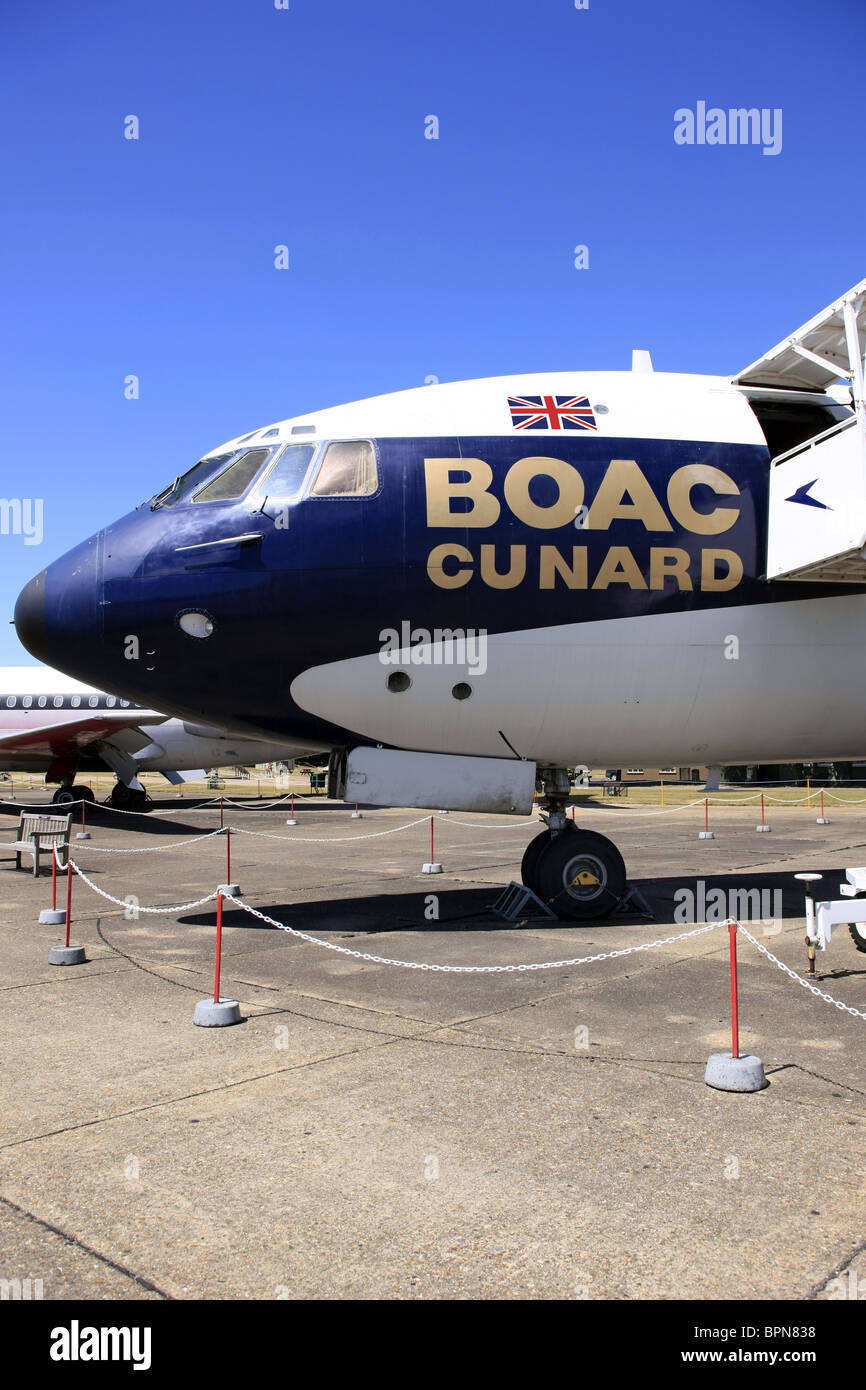 A BOAC Cunard Vickers VC10 1960s airliner Stock Photo