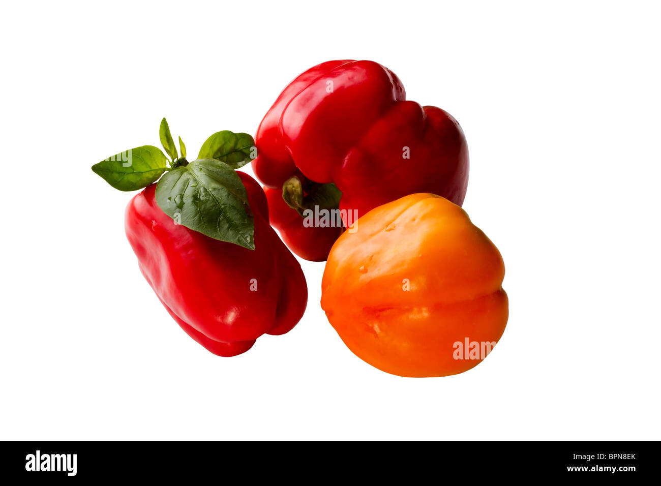 Sweet pepper isolated on a white background Stock Photo - Alamy